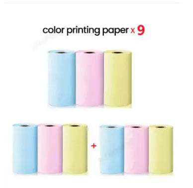 Portable Mini Thermal Label Printer Home Photo Printer Student 3x