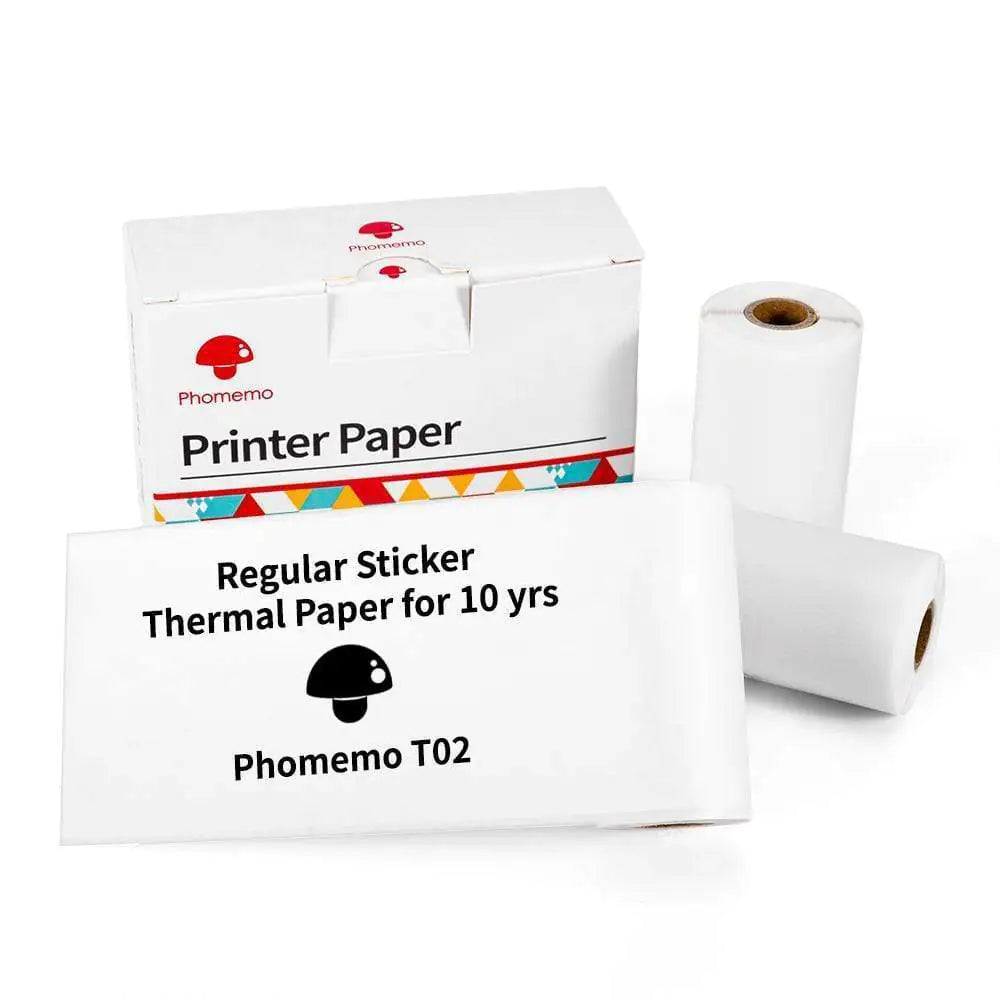 Portable Mini Thermal Label Printer Home Photo Printer Student 3x
